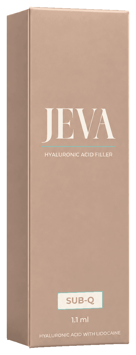 JEVA Sub-Q carton — Hyaluronic Acid Filler, 1.1 ml, Hyaluronic Acid with Lidocaine